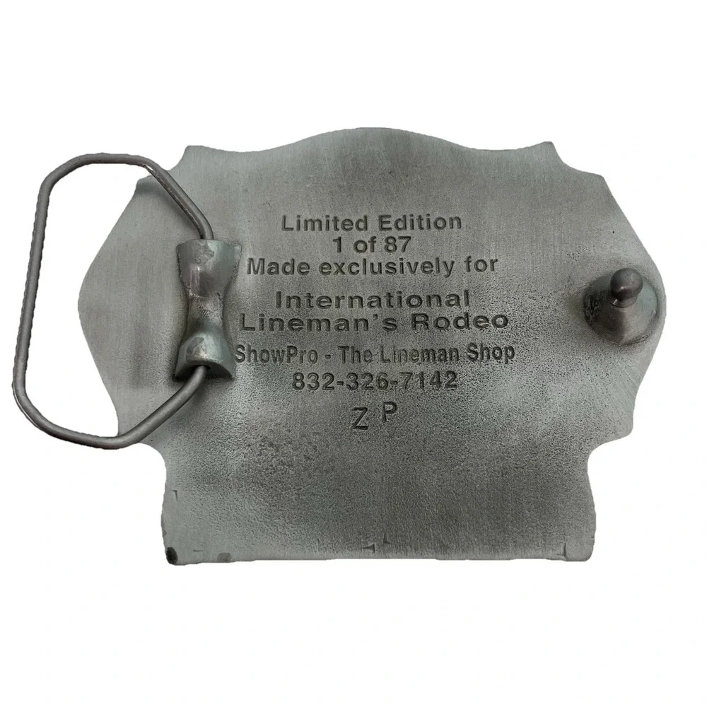 2013 International Lineman Rodeo Board Member Buckle Limited 1/87 ShowPro‎